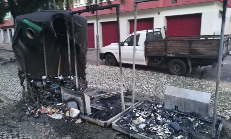 Onda de vandalismo na cidade destrói ecopontos IMG 20191217 074359