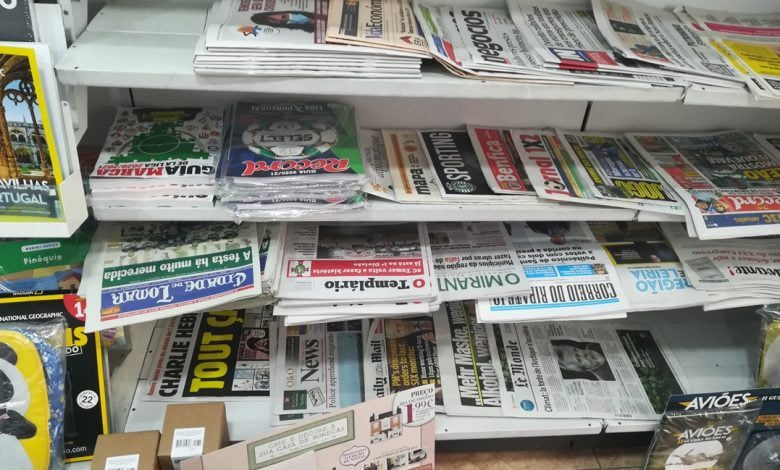 Capas dos jornais locais e regionais jornais imprensa jornal IMG 20200924 100907