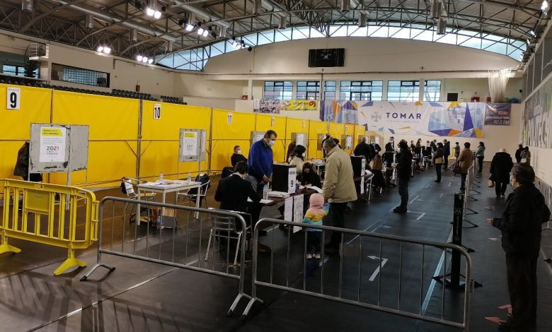 Presidenciais 2021: Ventos de mudança no vale do Nabão eleicoes votacao pavilhao IMG 20210124 102143