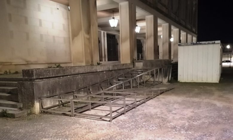 Finalmente tribunal vai ter rampa de acesso tribunal IMG 20210216 192636