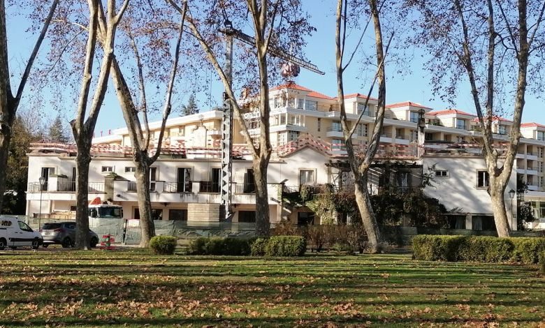Obras na estalagem de Santa Iria decorrem sem qualquer informação pública estalagem de santa iria IMG 20211217 144417
