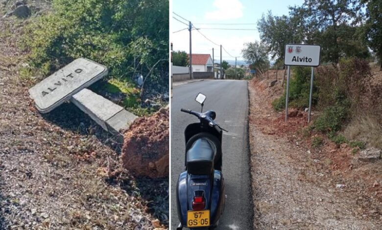 Alvito tem nova placa identificadora da localidade alvito 4