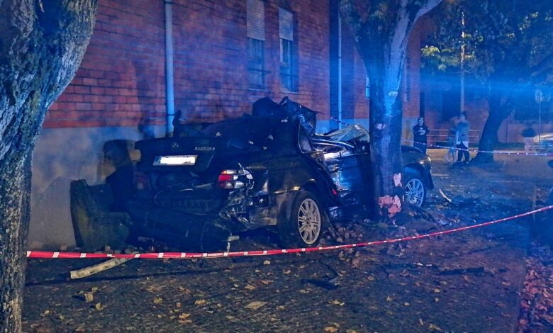 Despiste aparatoso na Nabância provoca um ferido (c/ vídeo) despiste IMG 20221029 195559 1