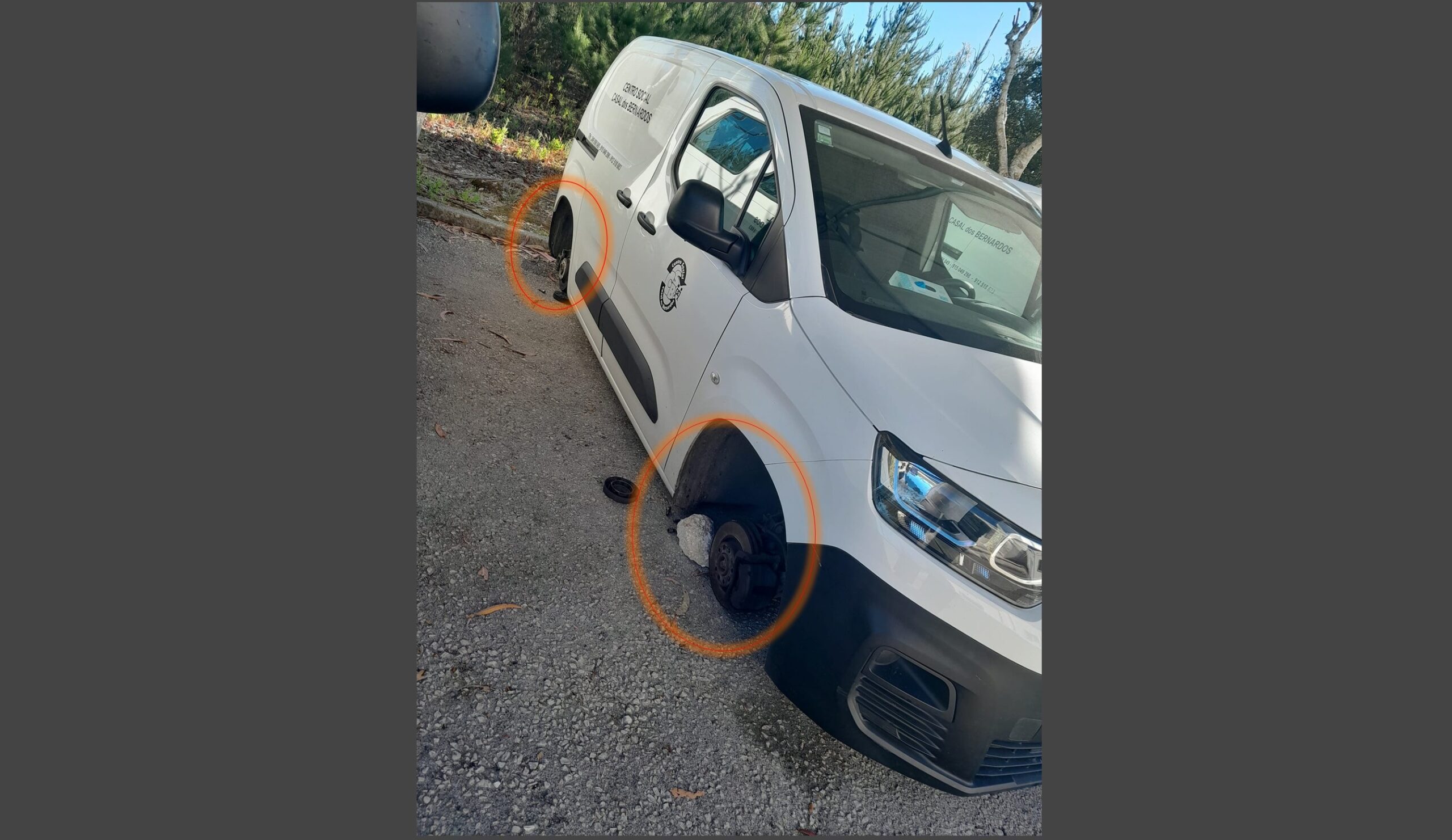 Roubaram pneus a carrinha de IPSS em Ourém pneus 57823 4910005939732347469 n scaled