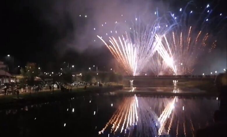 Quarteira lança fogo de artifício especial para não assustar os animais. E Tomar? fogo artificio