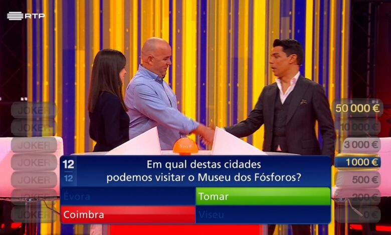 Museu dos Fósforos tema de pergunta no concurso Joker (RTP) joker 890