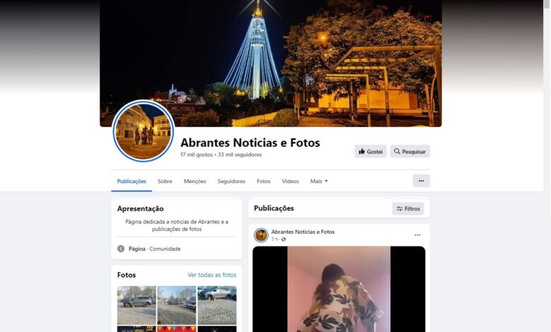 Página “Abrantes Notícias e Fotos” no Facebook pirateada com pornografia abrantes 890