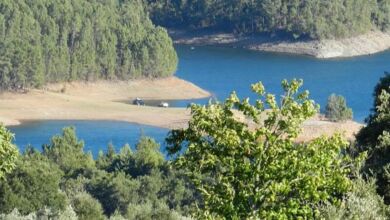 castelo de bode olalhas Rio Zezere visto dos Montes