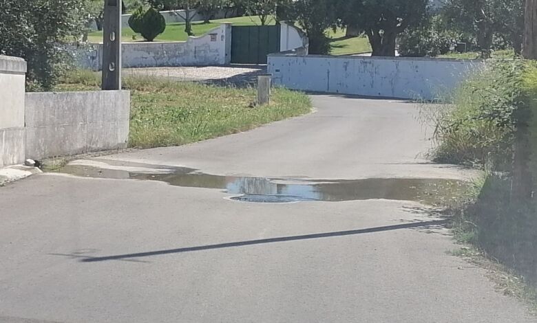 As obras incompletas e mal feitas da Tejo Ambiente esgotos IMG 20240423 152657
