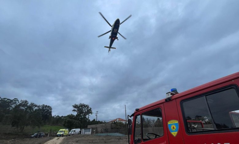 Funcionário da junta de freguesia da Serra evacuado de helicóptero (c/ vídeo) heli 15120667895679 199998962213112665 n
