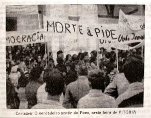 25 de abril manifestacao Tomar 1.o maio