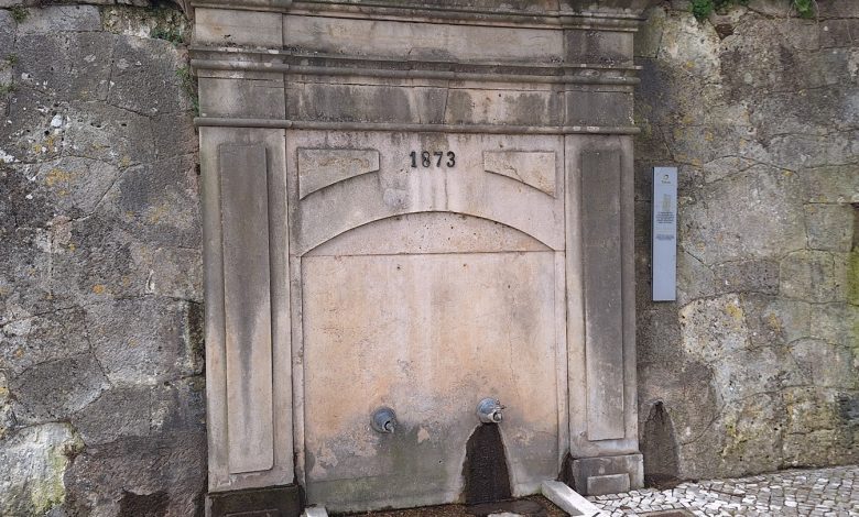 Fonte de São Gregório não tem água fonte de S. Gregorio 20250325 144145