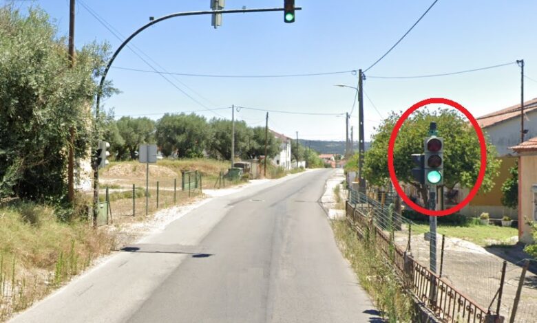 Semáforo da estrada da Serra desapareceu semaforo 10000344