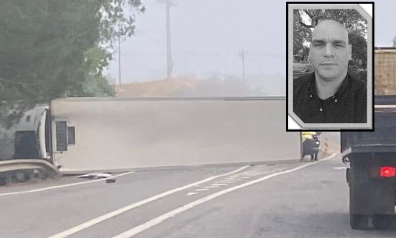 Motorista que morreu em despiste de camião era de Torres Novas 514408233 122135542118407996 1565552597260462689 n