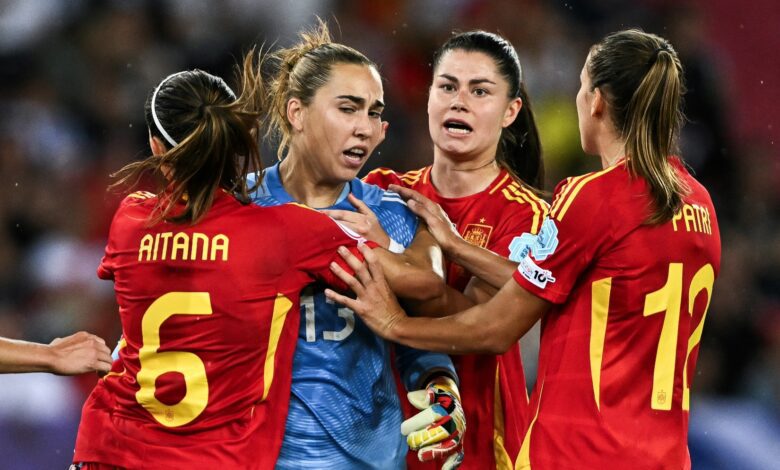 AFP 20250723 67MR7BY v5 HighRes FootballUefaWomenSEuro2025SemiFinalFirstLegGerm