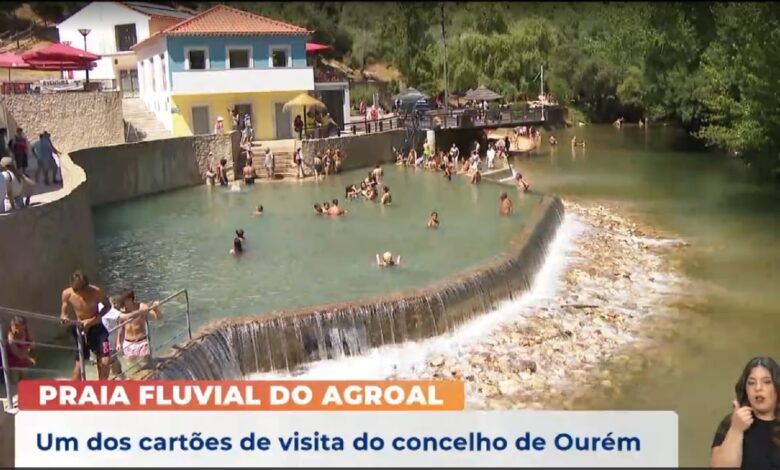 Praia Fluvial do Agroal em destaque na Praça da Alegria (RTP) agroal 7890