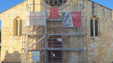 Pórticos das igrejas de Tomar: dois restauros diferentes com 50 anos de intervalo restauro igreja santa maria do olival 20250804 185058