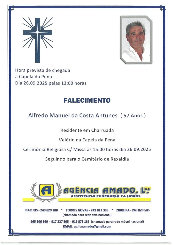 Autarca de Torres Novas que morreu de repente vai a sepultar esta sexta feira 555467572 1368892995240458 3138925093489679804 n