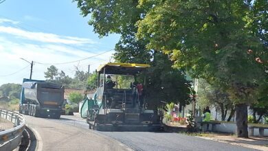 Obras na EN110 provocam constrangimentos de trânsito EN110 obras 20250908 111553