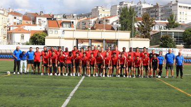 União de Tomar vence em Alcanena Equipa do União de Tomar 2025-2026. Foto de João Flores