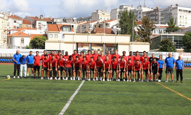 Equipa do União de Tomar 2025-2026. Foto de João Flores