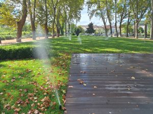 Tomar: depois da tempestade… vem a rega automática rega mouchao 20250928 111316