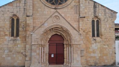 Igreja de Santa Maria do Olival: concluído o restauro do pórtico pórtico da igreja de Santa Maria do Olival em Tomar.
