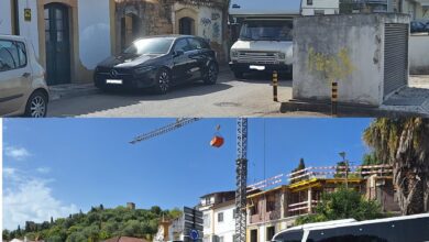 Problemas no trânsito numa manhã de sábado em Tomar transito 20250920 111441b