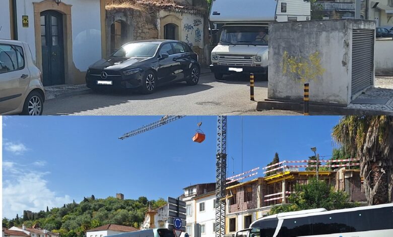 Problemas no trânsito numa manhã de sábado em Tomar transito 20250920 111441b