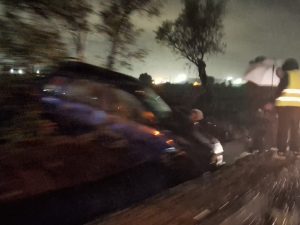 Camião despista-se no Entroncamento 20251031 193059