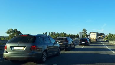 Obras na A13 condicionam trânsito Filas de trânsito na A13 por causa das obras