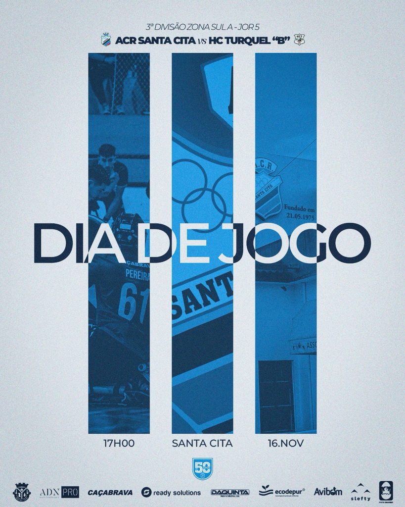 Hóquei em patins: ACR Santa Cita recebe Turquel B neste domingo 581353931 18060596666638458 7153196017643226897 n