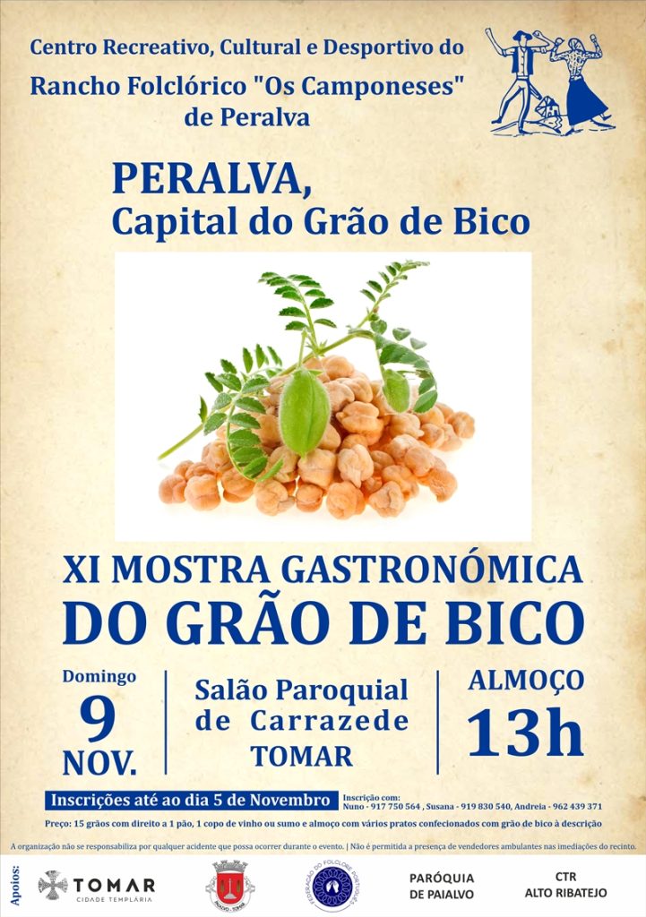 Quer provar mais de 20 pratos diferentes à base de Grão de Bico? 9 11 Rancho peralva Cartaz Grao Bico 2025