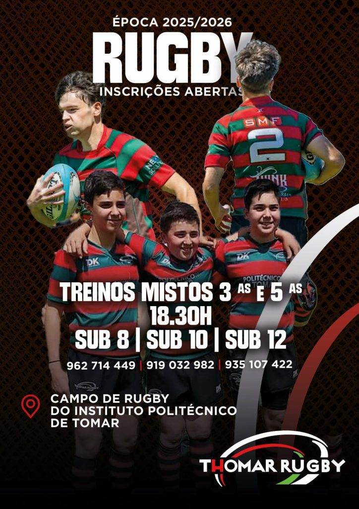 Equipa de rugby de Tomar lança desafio a crianças para a prática da modalidade rugby b b4d2 4e92 9915 1fd5fb3c42e9