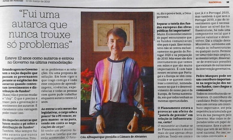 Ex-Autarca de Abrantes dá primeira entrevista como Secretária de Estado IMG 20190310 092738