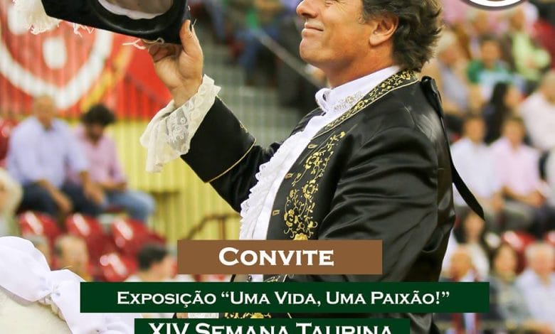 Cavaleiro Rui Salvador homenageado em Samora Correia 26 4 Convite Exposicao 35 Anos Alternativa Rui Salvador