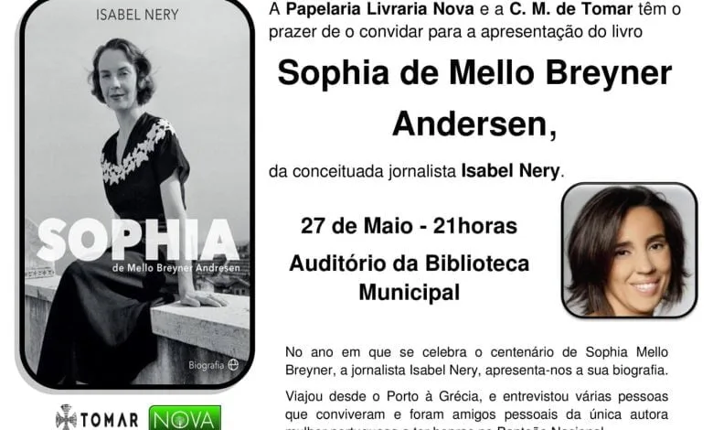 Biografia de Sophia de Mello Breyner apresentada em Tomar 27 5 403740944762142720 o