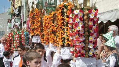 tabuleiros cortejo rapazes