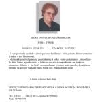 ALZIRA SANTA CARVALHO RODRIGUES