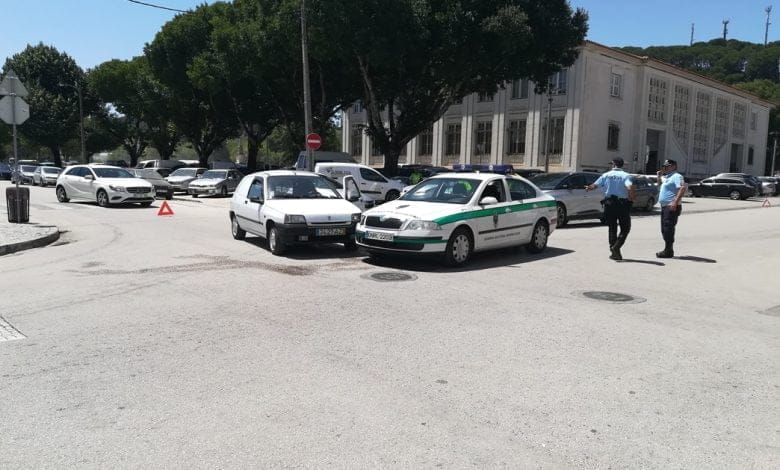 Colisão envolve carro da GNR IMG 20190715 123136