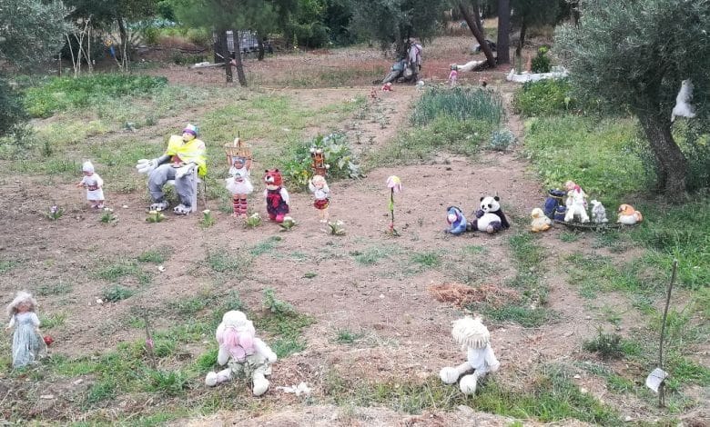 Uma instalação que serve de espantalho (c/ vídeo) espantalhos IMG 20190727 151753