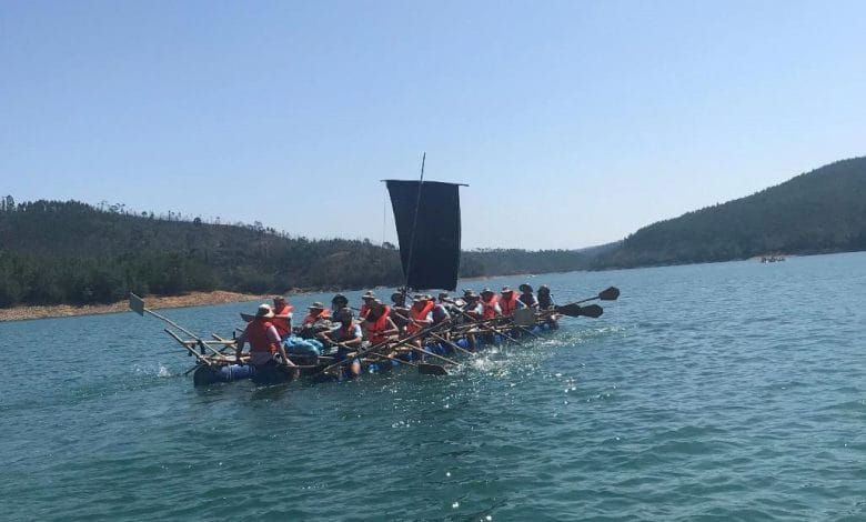 Mais de 200 escuteiros em jangadas improvisadas no rio Zêzere IMG 3915