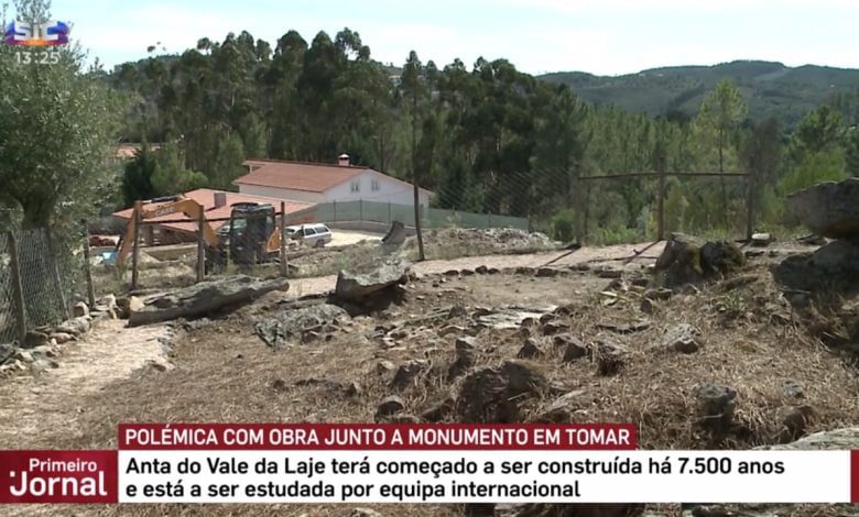 SIC emite reportagem sobre construção junto à anta do Vale da Lage anta lage sic