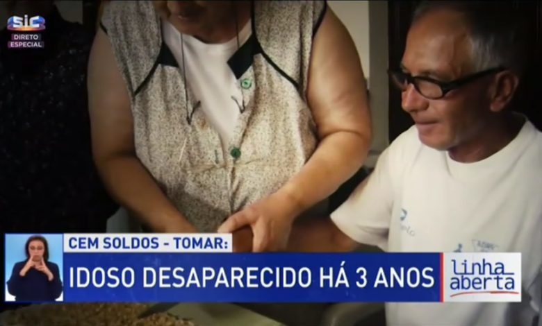 Desaparecimento de José Augusto em destaque na SIC desaparec jose augusto apelo
