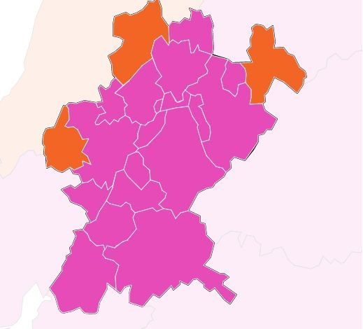 Santarém: PS elege quatro deputados, PSD três e CDU e BE um cada mapa distrito