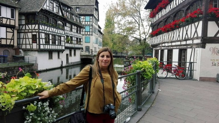Jornalista tomarense em destaque por viajar sozinha elsa estrasburgo out
