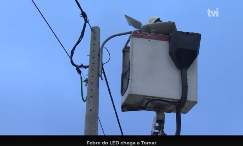 TVI emite reportagem sobre iluminação pública inteligente em Tomar led tvi