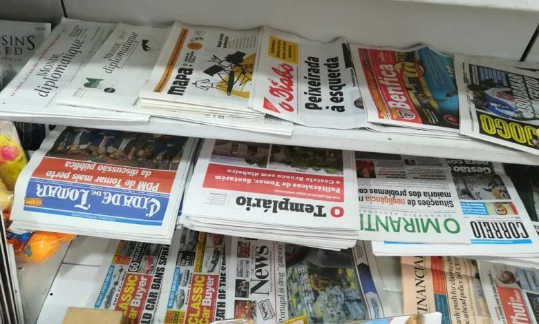 Capas dos jornais locais e regionais imprensa jornais IMG 20191129 103321
