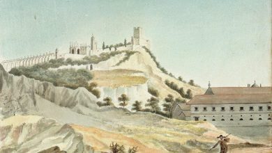 View of Castle and Convent of Tomar William Innes Pocock 1783 1836