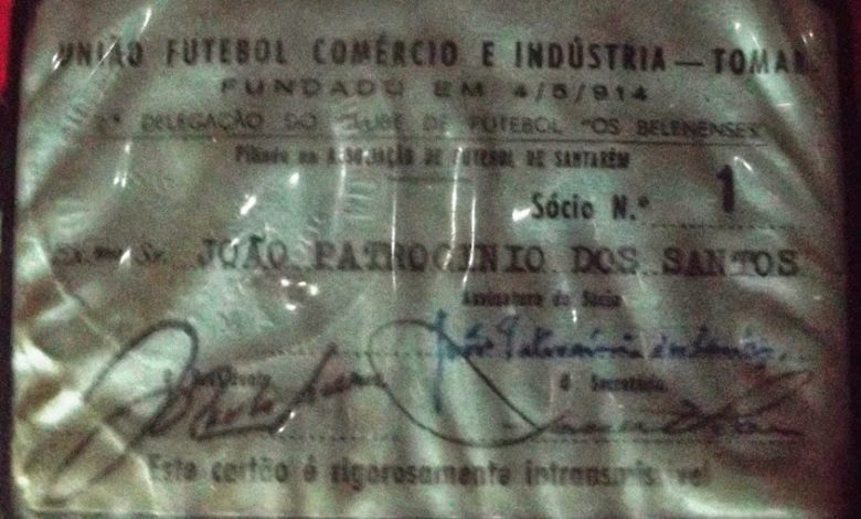 O primeiro sócio do União de Tomar u Tomar socio1